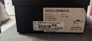 Sandalias Joya Dolce & Gabbana Beige y Rojo