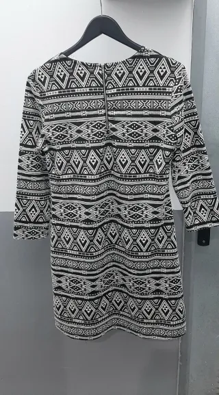 Conjunto Biker Mujer y Vestido Negro/Blanco