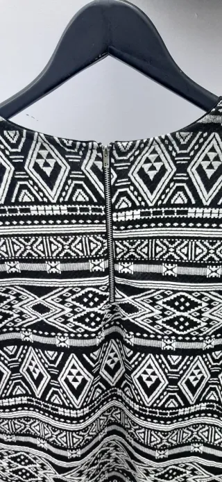 Conjunto Biker Mujer y Vestido Negro/Blanco