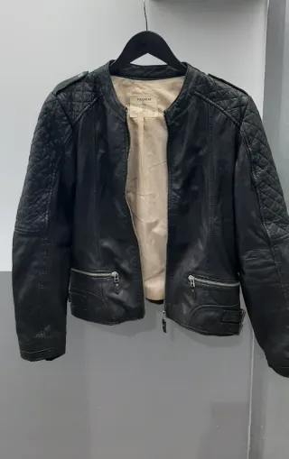 Conjunto Biker Mujer y Vestido Negro/Blanco