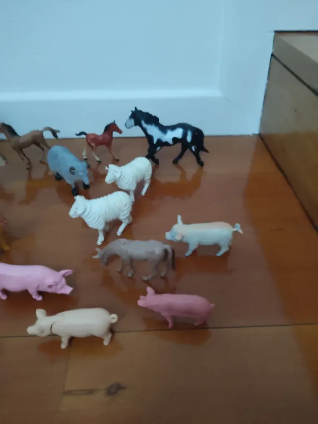 Pack 22 animales de granja de juguete
