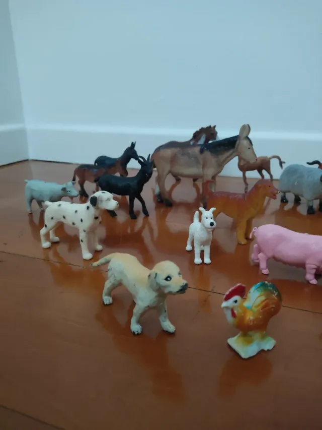 Pack 22 animales de granja de juguete