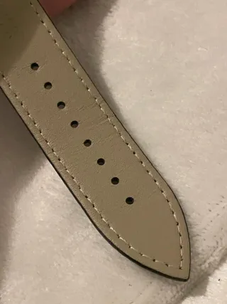 Reloj Cartier Oro Rosa Correa Negra