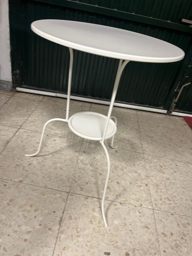 Mesa redonda blanca Ikea