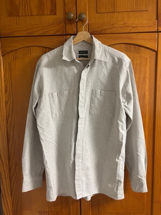 Camisa Springfield Gris Talla M Hombre