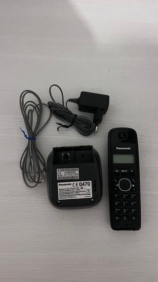 Teléfono Inalámbrico Panasonic Negro