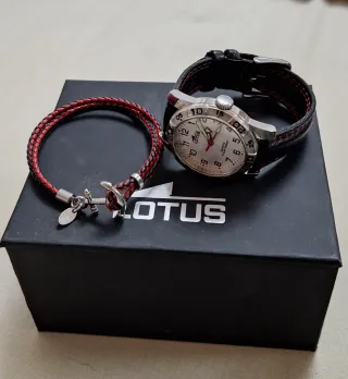 Reloj Lotus Infantil Negro y Plateado