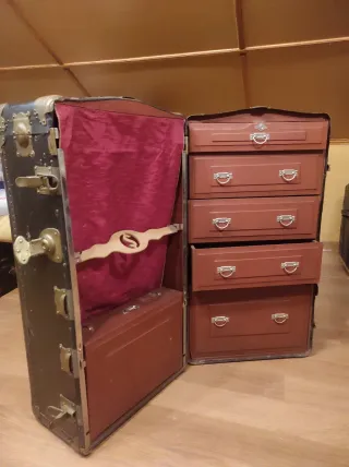 Baúl Antiguo Camarote/Transatlántico