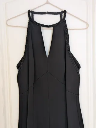 Vestido Noche Negro Twin Set