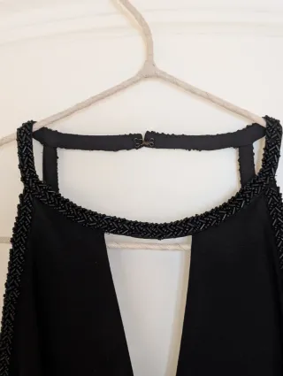 Vestido Noche Negro Twin Set