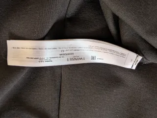 Vestido Noche Negro Twin Set