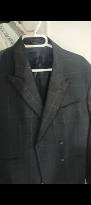 Traje de chaqueta a cuadros