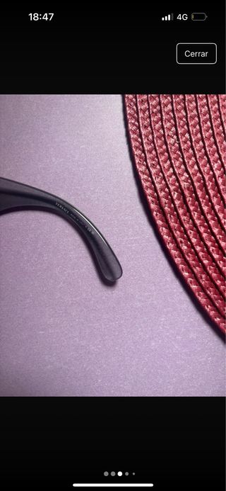 Gafas de sol Versace doradas y grises