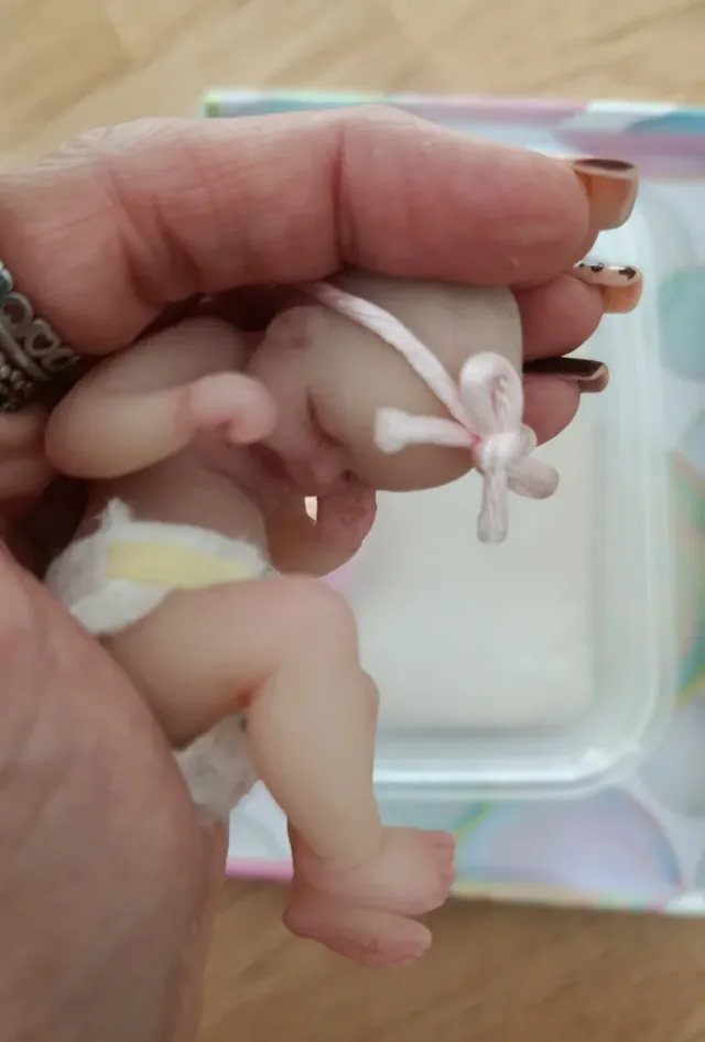 Bebé Reborn Silicona Miniatura