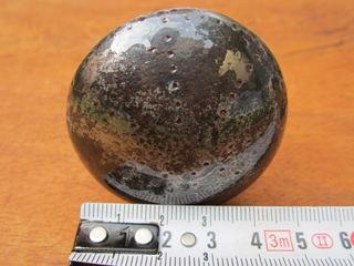 Pestillo antiguo forja con pomo punteado, s. XVIII