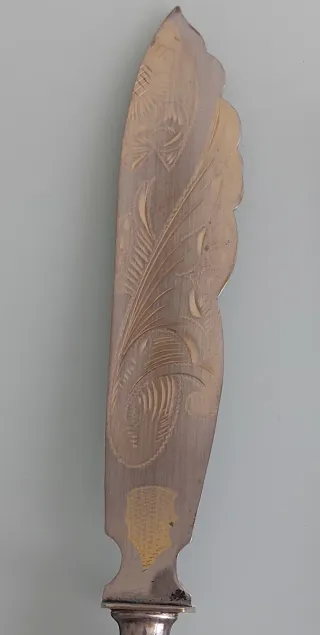 JUEGO CUBIERTOS POSTRE+ESTUCHE REGALO BODA AÑO 50