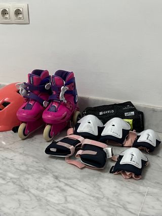 Patines, Casco y Protecciones 2XS Oxelo t26-28