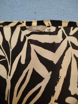 Camisola Verano Estampada Blanco y Negro