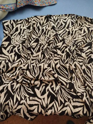 Camisola Verano Estampada Blanco y Negro