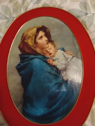 Cuadro antiguo ovalado