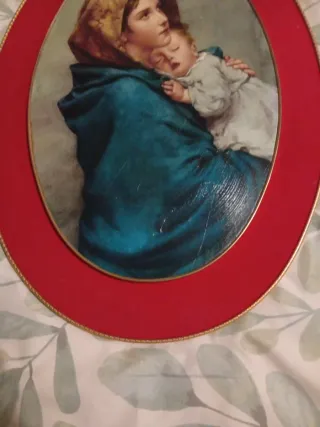 Cuadro antiguo ovalado