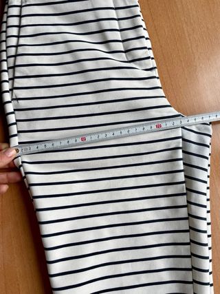 Pantalón ZARA rayas blancas y negras Talla XS