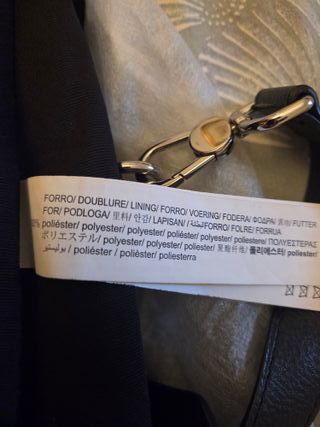 Bolso Shopper Zara Piel Negro