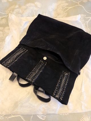 Bolso Shopper Zara Piel Negro
