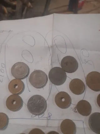 Colección Pesetas Varias más antigua 1957