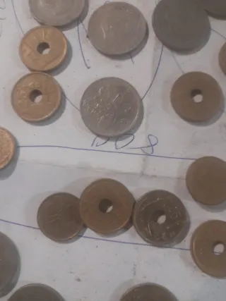 Colección Pesetas Varias más antigua 1957