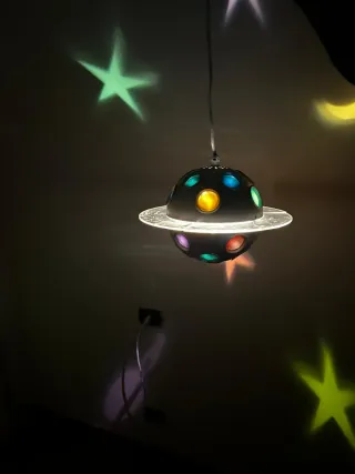 Lampada UFO vintage proiettore spaziale