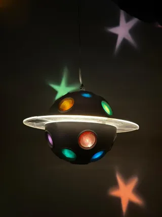 Lampada UFO vintage proiettore spaziale