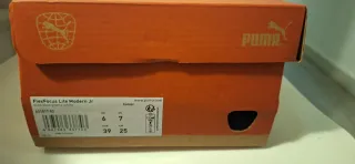 Zapatillas Puma niño azul y blanco