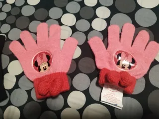 3 pares guantes niña invierno