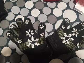 3 pares guantes niña invierno