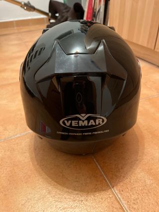 Casco Moto Integral Vemar Negro