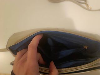 Borsa Pochette Tracolla Lancetti Ecopelle Beige