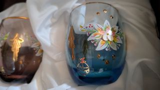 2 Bicchieri Murano Oro