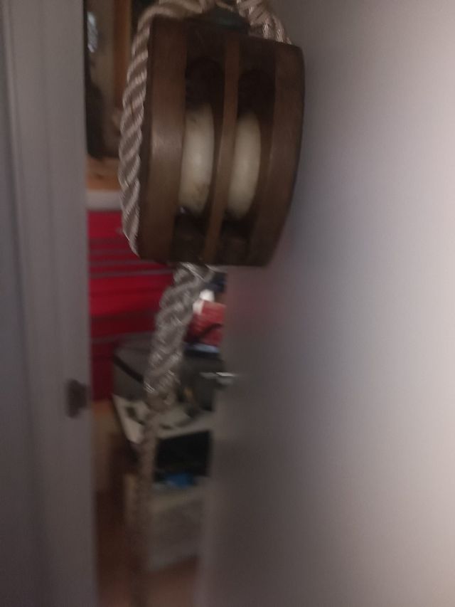 Poleggia in legno per barche