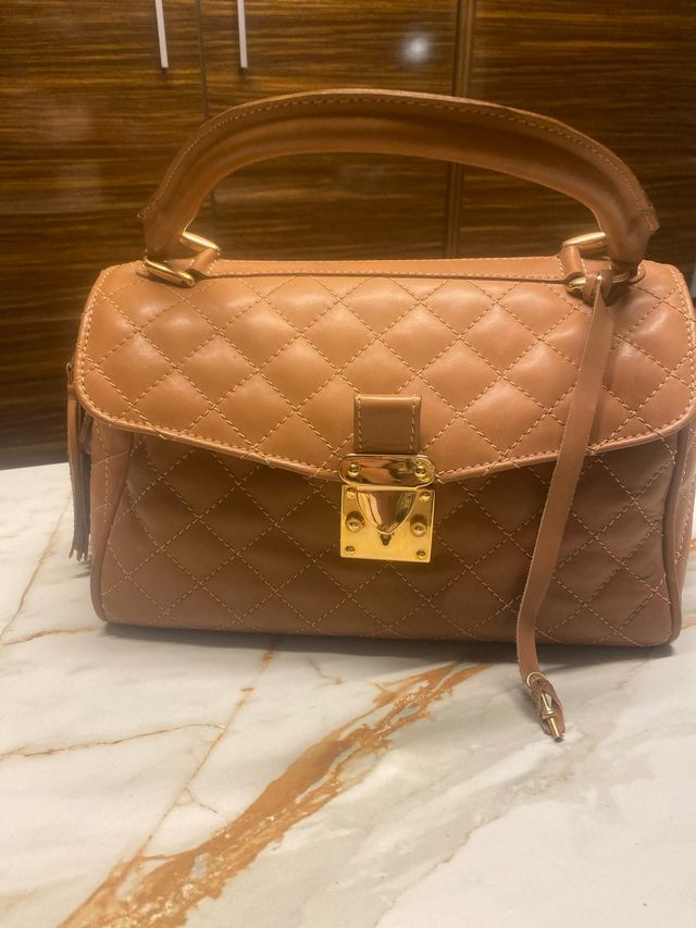 Bolso piel marrón COMPLEMENTOPERFECTO.COM