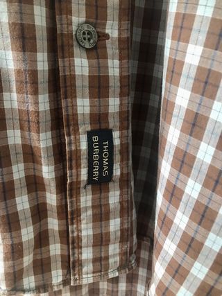 Camisa Thomas Burberry cuadros hombre L