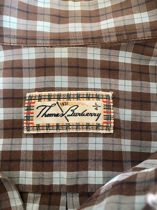 Camisa Thomas Burberry cuadros hombre L
