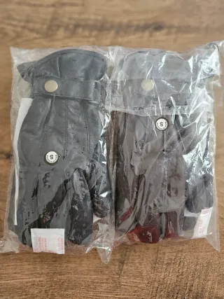 Guanti Uomo Vera Pelle Invernali Caldi Tg S