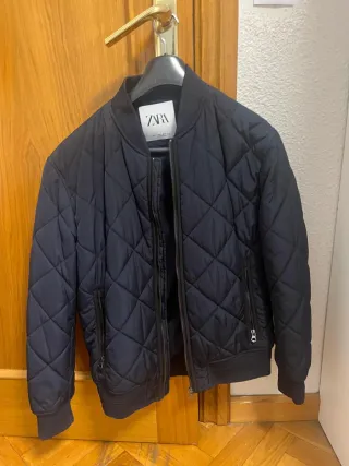 Cazadora acolchada Zara azul