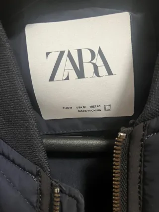 Cazadora acolchada Zara azul