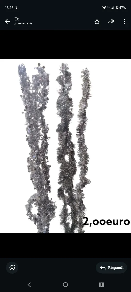 Decorazioni Albero Argento