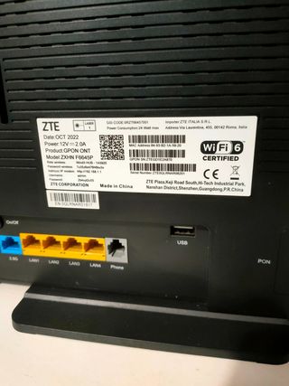 Modem Wind ZTE ZXHN F6645P