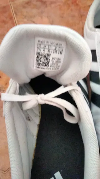 Zapatillas Adidas Blancas y Negras Originales