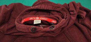 Sudadera Jack & Jones granate Talla M