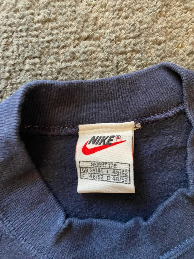 Sudadera Nike Crewneck Vintage 90s Azul